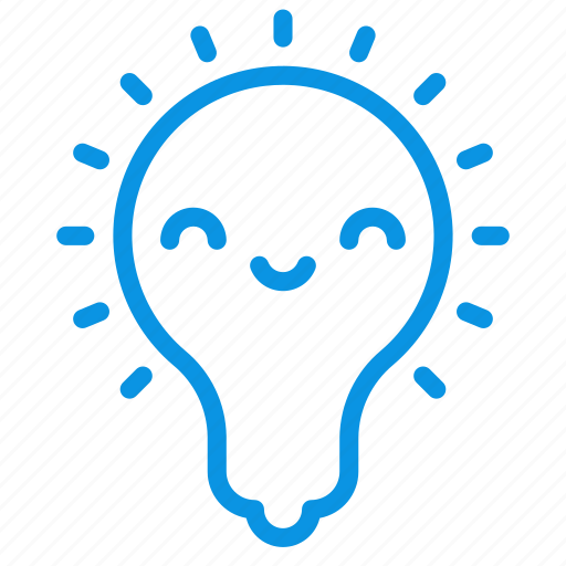 Cute, lamp, happy, kawaii icon - Download on Iconfinder
