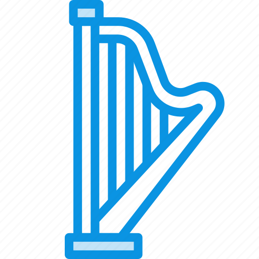 Harp, instrument, music icon - Download on Iconfinder