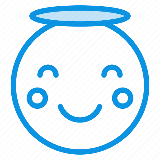 Angel, emoji, smile icon - Download on Iconfinder