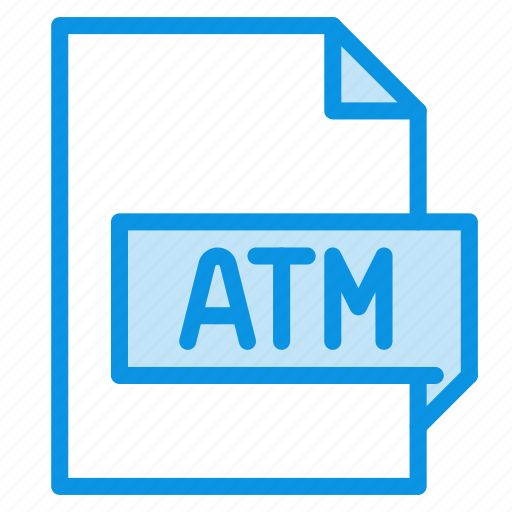 Atm, extension, type icon - Download on Iconfinder