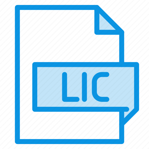 File, lic, license icon - Download on Iconfinder