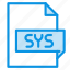 file, sys, system 