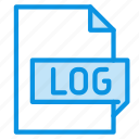 events, file, log