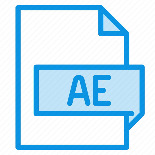 Ae, file, after effects icon - Download on Iconfinder