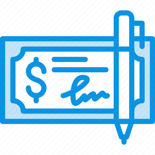 Bank, cheque icon - Download on Iconfinder on Iconfinder