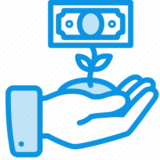 Money, growth, hand icon - Download on Iconfinder