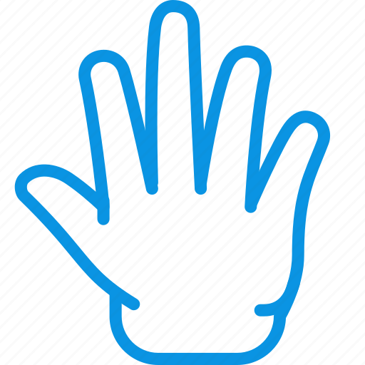 Five, gesture, hand icon - Download on Iconfinder