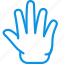five, gesture, hand 