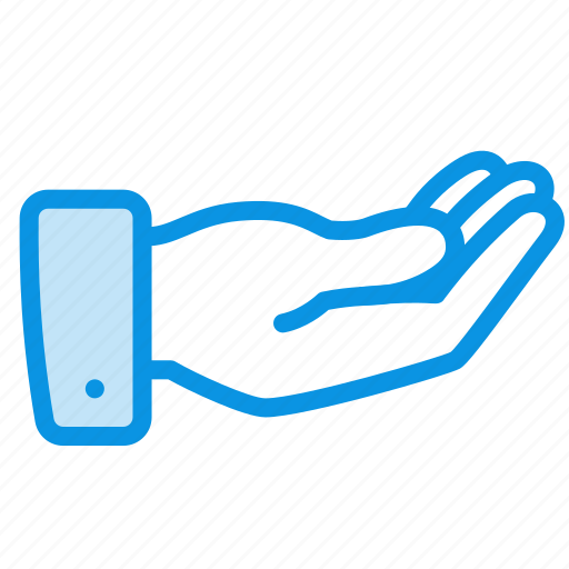 Alms, hand, palm icon - Download on Iconfinder on Iconfinder