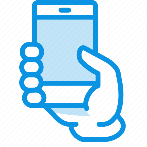 Hand, smartphone, mockup icon - Download on Iconfinder