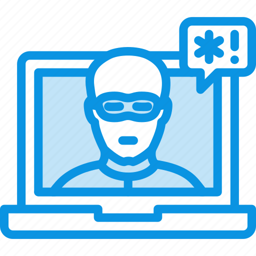 Hacker, laptop, security icon - Download on Iconfinder