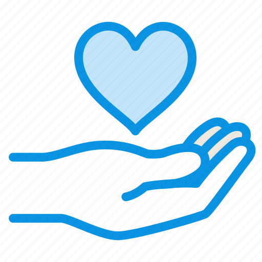 Hand, heart, love icon - Download on Iconfinder