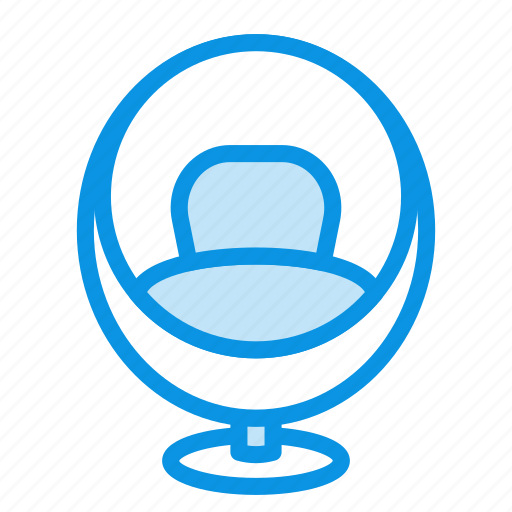 Chair, furniture, round icon - Download on Iconfinder