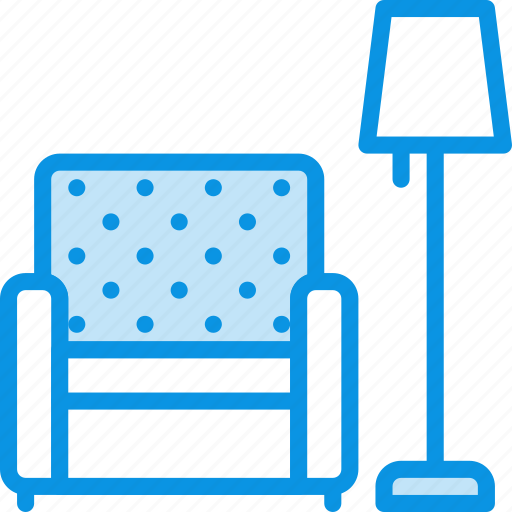 Chair, lamp icon - Download on Iconfinder on Iconfinder