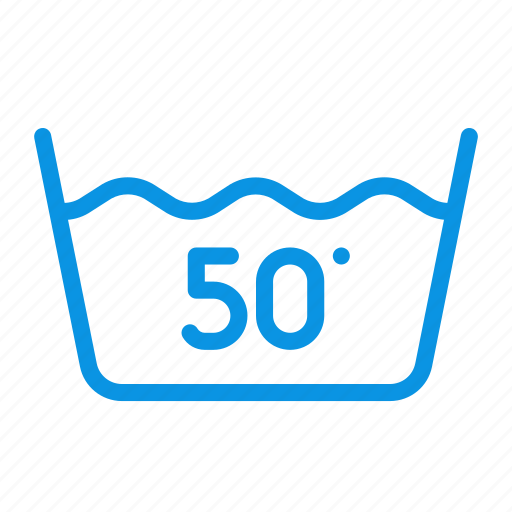 Degrees, fifty, wash icon - Download on Iconfinder