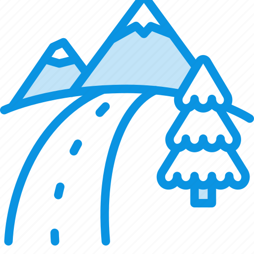 Mountains, road, nature icon - Download on Iconfinder