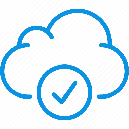 Cloud, checked, mark icon - Download on Iconfinder