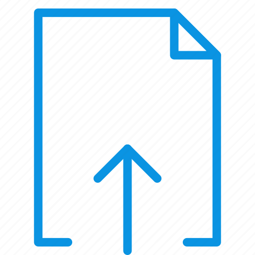 Document, import, upload icon - Download on Iconfinder