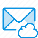 cloud, envelope, mail