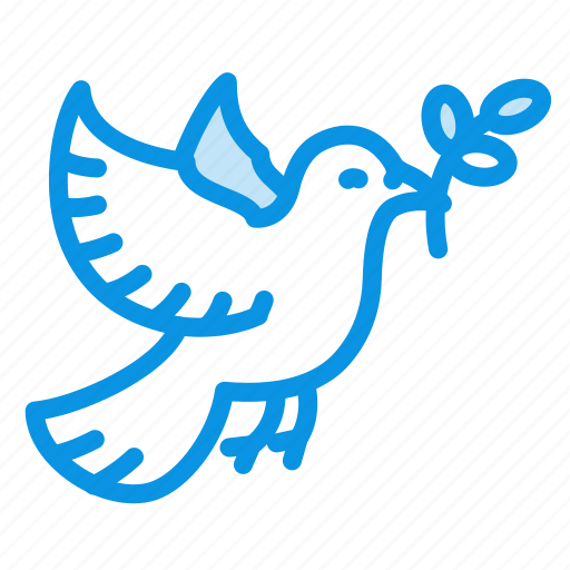Dove, olive, peace icon - Download on Iconfinder