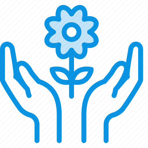 Care, flower, hands icon - Download on Iconfinder