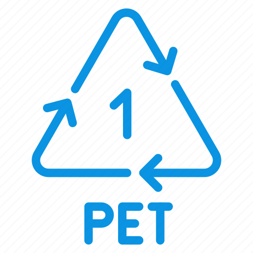 Pet, polyethylene, terephthalate, recycle icon - Download on Iconfinder