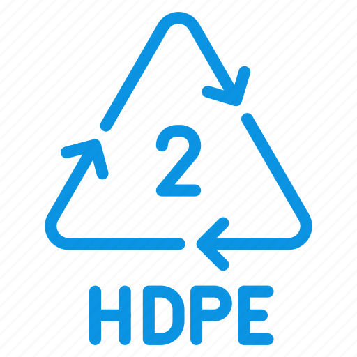 Hdpe, pehd, polyethylene, recycle icon - Download on Iconfinder