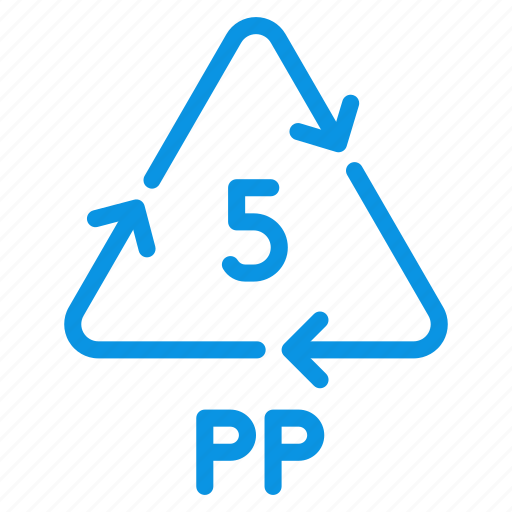 Plastic, polypropylene, pp, recycle icon - Download on Iconfinder