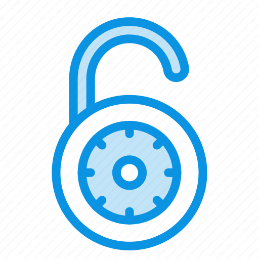 Lock Padlock Password Private Protection Secure Unlock Icon