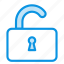 lock, private, unlock 