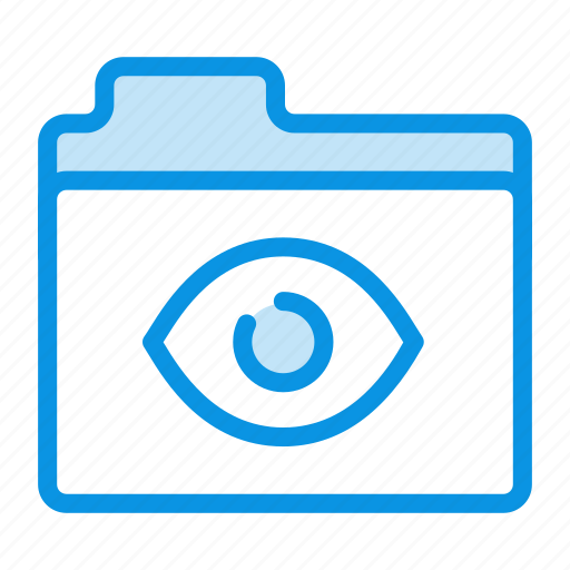 Bigbrother, folder, eye icon - Download on Iconfinder