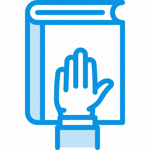 Bibble, hand, swear icon - Download on Iconfinder