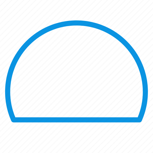 Hemicircle, semicircle icon - Download on Iconfinder