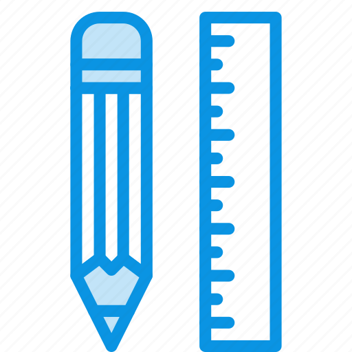 Pencil, rule, app icon - Download on Iconfinder