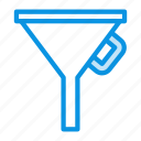 filter, funnel, tool