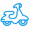 motor, scooter, transport