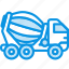 cement, truck, vehicle 
