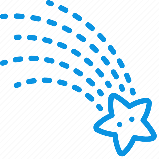 Weather, wish, falling star icon - Download on Iconfinder