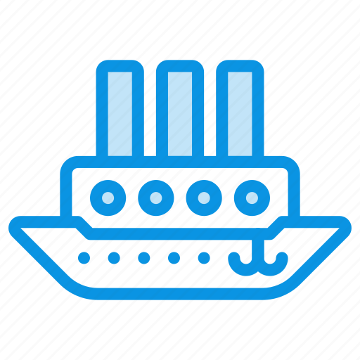 Ship, steamboat, steamship icon - Download on Iconfinder