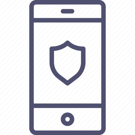 Mobile, protection, safe, security, shield, smartphone icon - Download on Iconfinder