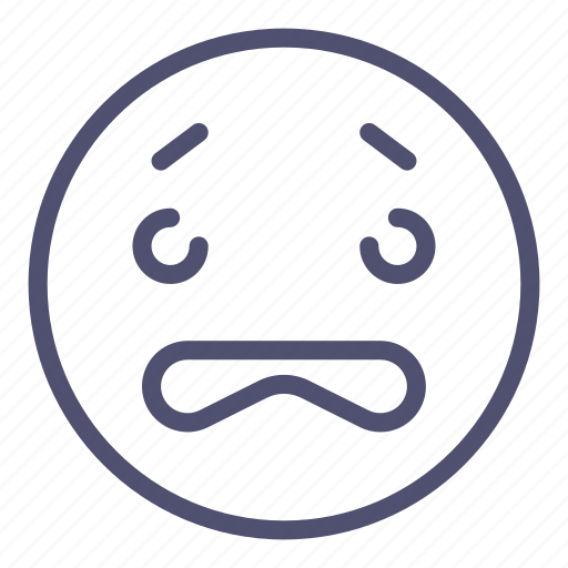 Emoji, worried, worry icon - Download on Iconfinder