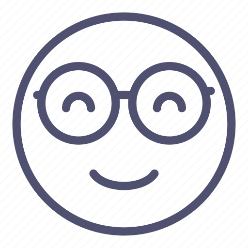Emoji, nerd, nerdy icon - Download on Iconfinder