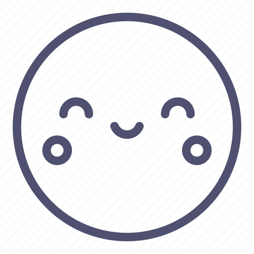 Smile, emoji, cute, kawaii icon - Download on Iconfinder