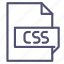 css, file, style 