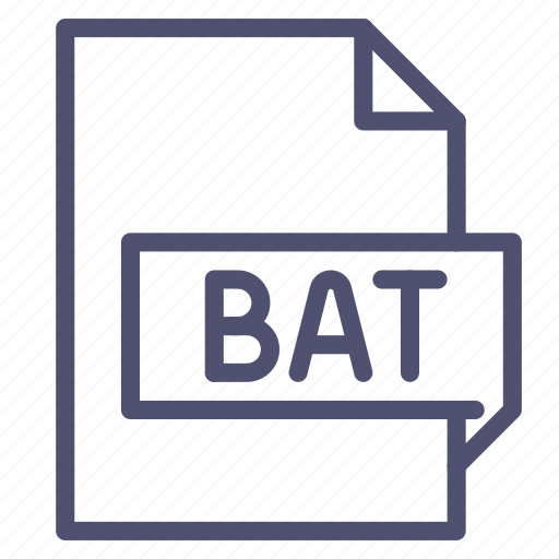 Bat, batch, extension icon - Download on Iconfinder