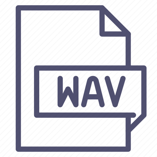 File, wav, waveform icon - Download on Iconfinder