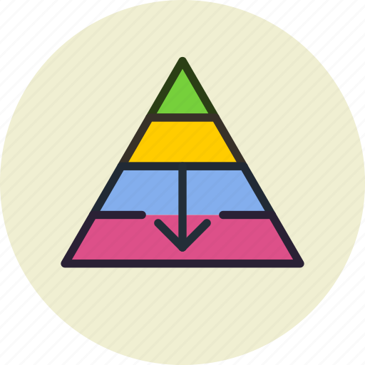 Career, descent, fall, finance, pyramid, structure icon - Download on Iconfinder