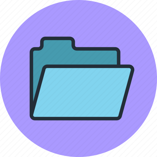 Files, folder, open, storage icon - Download on Iconfinder