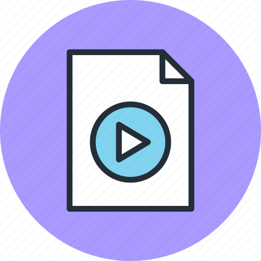 Document, file, play, video icon - Download on Iconfinder