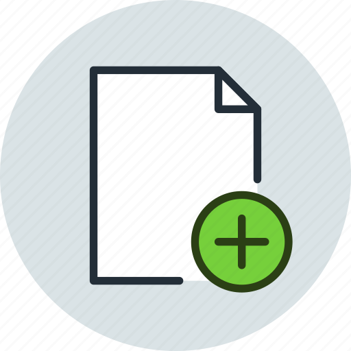 Add, document, file, page icon - Download on Iconfinder